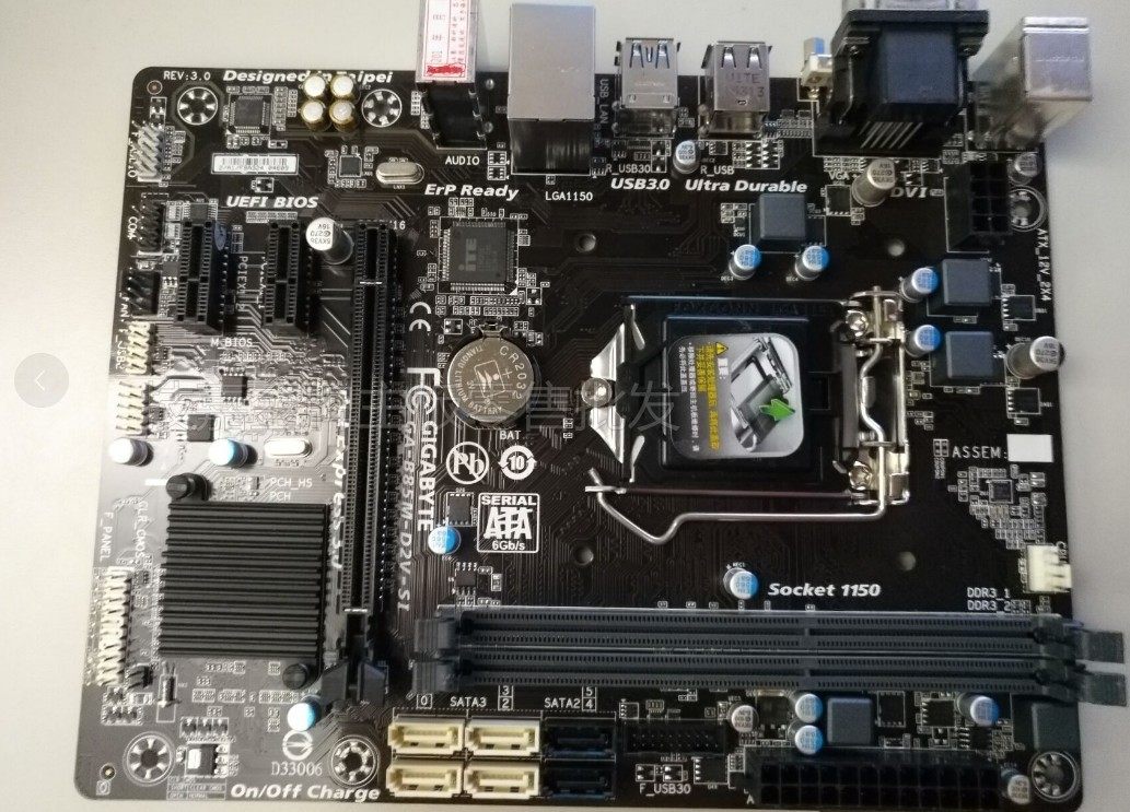 技嘉b85m-d2v-si 1150针魔音主板秒d3v b85m-g 超h81-ds2 g3260