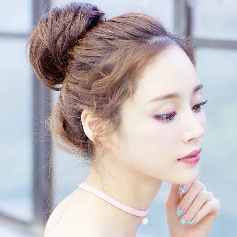 images 2:Wig hooded pine ball hair jewelry girl net red hair circle buds realistic natural hair chassis hair generator images 2:Wig hooded pine ball hair jewelry girl net red hair circle buds realistic natural hair chassis hair generator