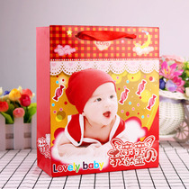 Niu Baby Full Moon year old hand carrying carton matching hand box nine egg tray gift box gift box return gift empty handbag