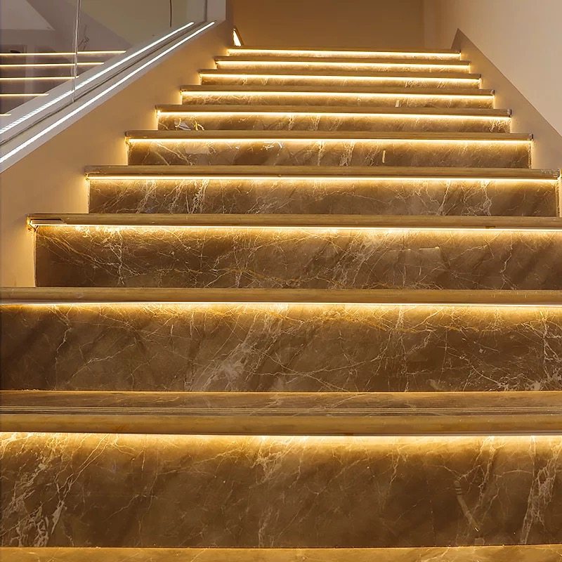 总线式网红感应楼梯踏步灯线条型感应灯智能踏步灯走廊过道台阶灯