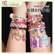 British make it real girl handmade DIY bracelet string beads Childrens New Year gift jewellery suit