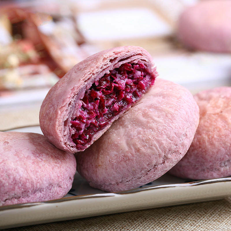 花味道鲜花饼 云南特产传统糕点小吃零食美食