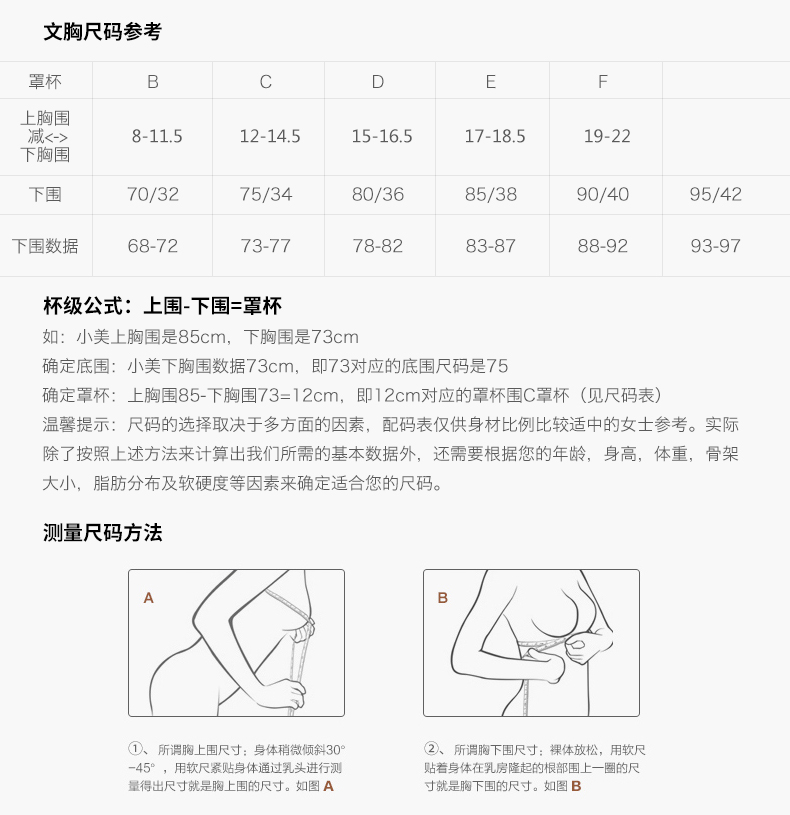 大胸显小全罩杯文胸超薄款胸罩大码无钢圈无海绵瘦胸女士缩胸内衣