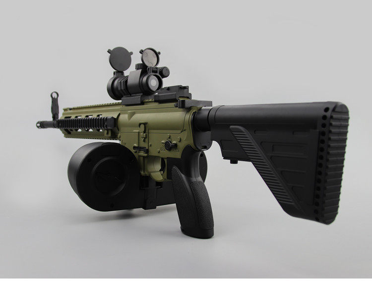 乐辉hk416二代2代水弹枪下供弹连发电动成人cs儿童玩具枪m4水蛋抢