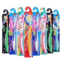 Toothbrush non-slip handle ultra-fine soft hair couple adult toothbrush childrens toothbrush silk small brush head family outfit