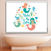 Expanding simple curtain lifting sunshade toilet waterproof pull-out non-perforated installation household bedroom insulation