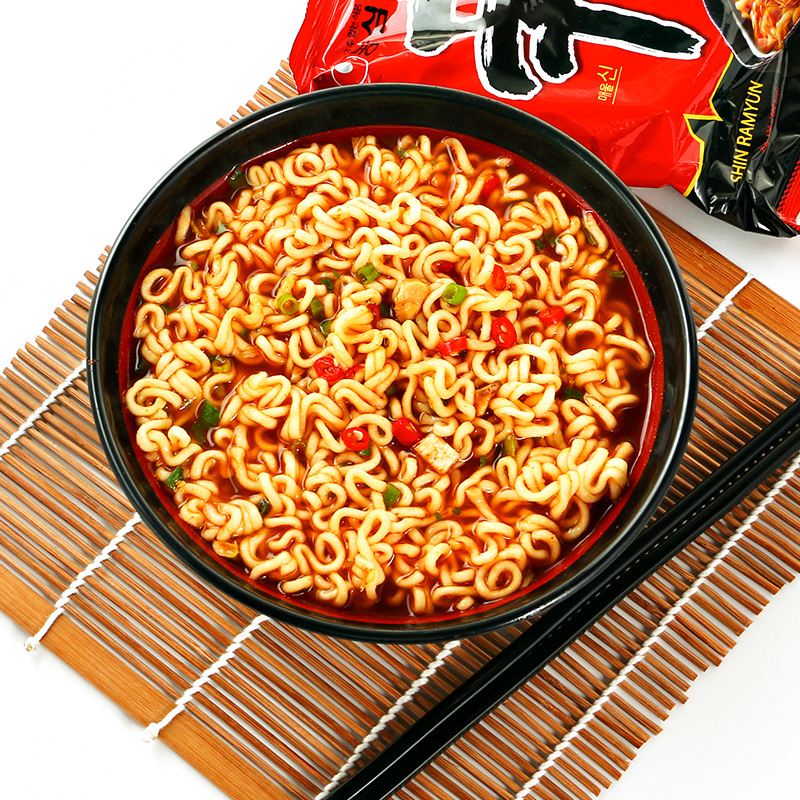 south korea imported nongshim shin ramen korean-style instant noodles