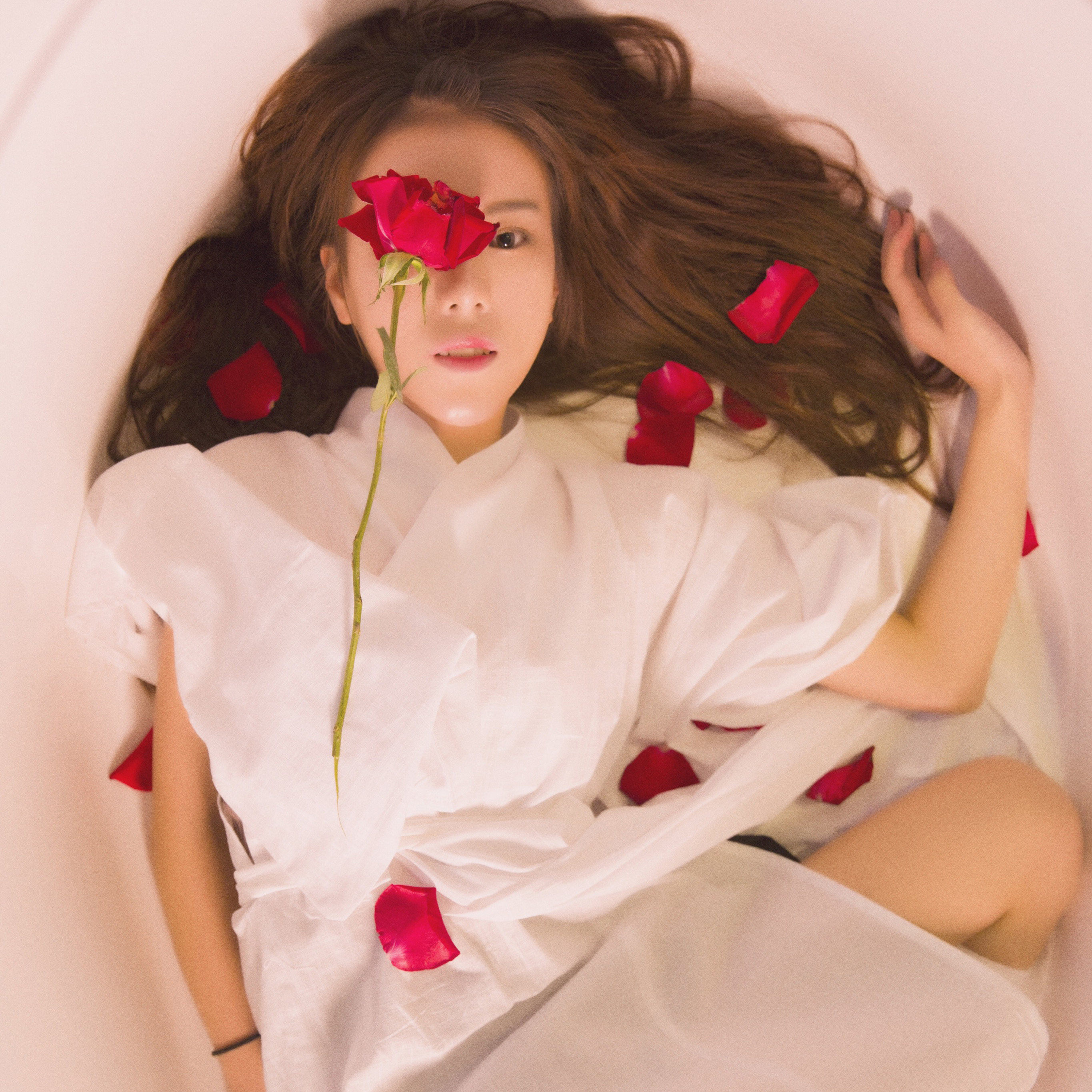 棉麻日本和服浴衣羽织白色内搭肌襦袢现货长款衣长120厘米