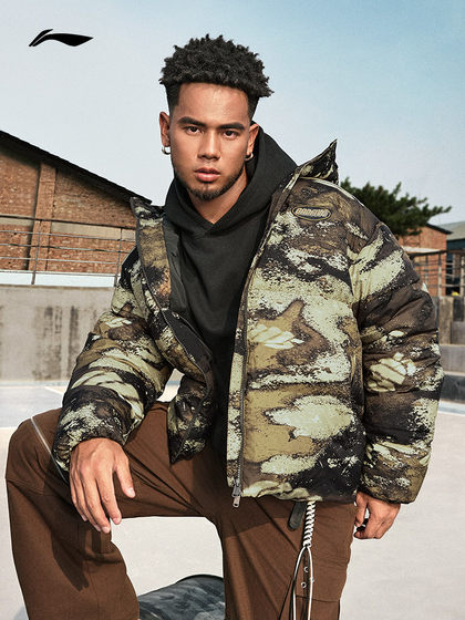 Li ning Down Jacket Short Men 's Anti-Soven Badfive Wateristent Winter Duck Down 따뜻한 후드 스포츠웨어 남성용 Li ning Down Jacket Short Men 's Anti-Soven Badfive Wateristent Winter Duck Down 따뜻한 후드 스포츠웨어 남성용