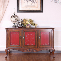 American country porch cabinet foyer locker pastoral painted cabinet decorative cabinet American sideboard cabinet K3032