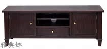 American-style small apartment TV cabinet new Chinese style minimalist floor cabinet high-end custom-made video cabinet hotel club TV cabinet