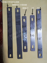 2 inch 3 inch 4 inch full brand plate tooth head machine head set wire head Tick mark scale electric wire set machine accessories