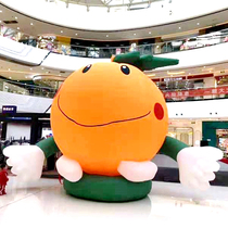 Inflatable Orange Cartoon Navel Orange Orange Air Mold Emulation Vegetable Fruit Strawberry People Puppet advertising model Custom