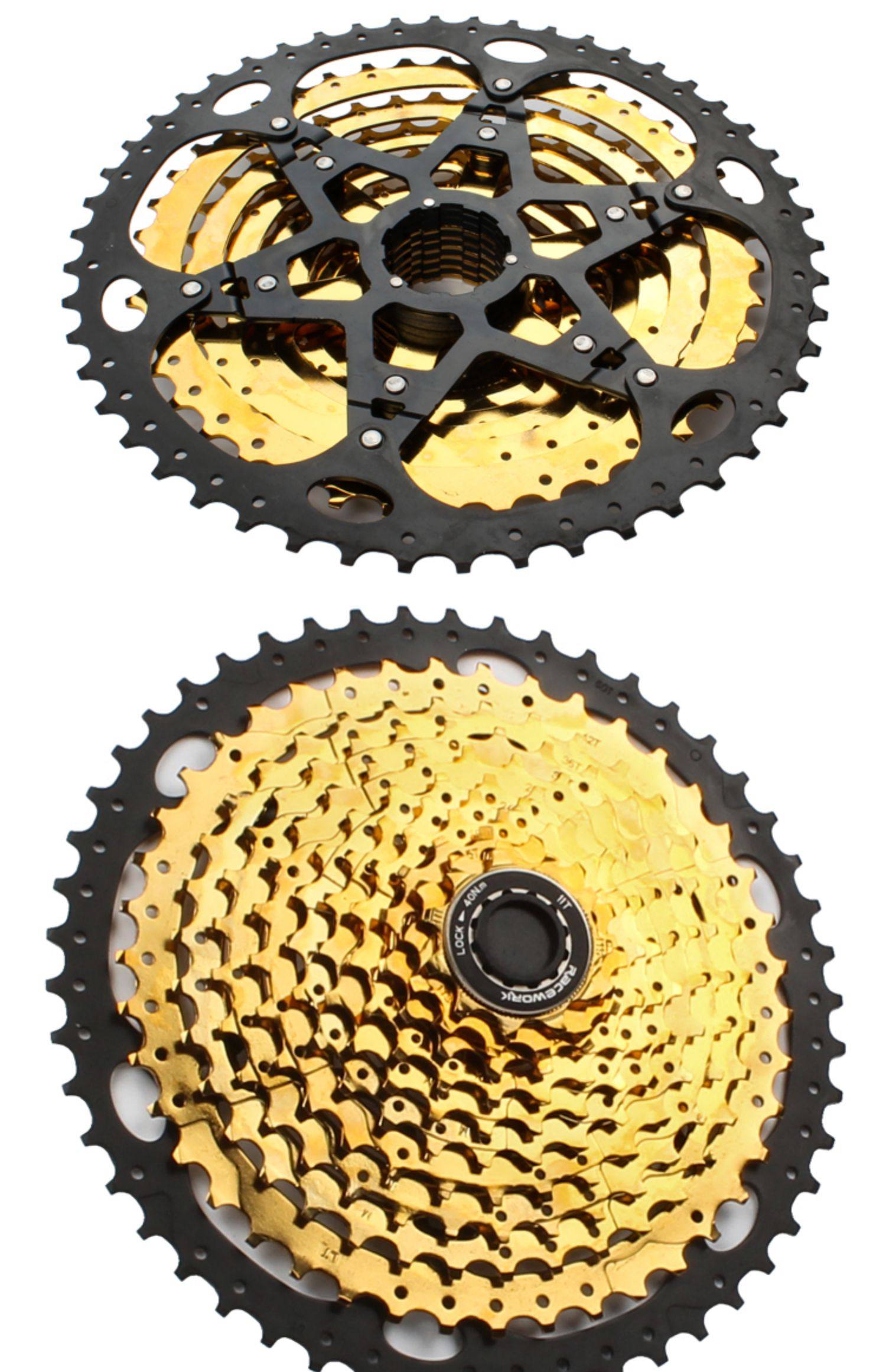 台产racework山地车盒装卡式飞轮10 11 12速42 46 50 52t大齿飞轮