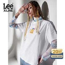 LeeXLINE 21 summer new comfortable boyfriend edition multi-color short-sleeved T-shirt women show thin tide