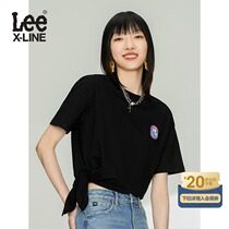 LeeXLINE 21 spring and summer new comfortable edition multi-color womens short-sleeved T-shirt top thin tide L439113RX