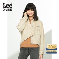 LeeXLINE 21 Autumn new loose edition beige cowgirl jacket jacket LWT0018035TQ-97W