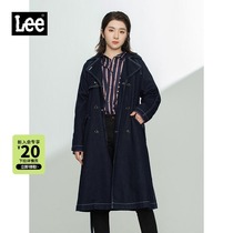 Lee mall with 21 autumn and winter New products comfortable water wash denim coat female LWT0012934ET-898