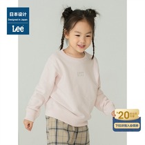 Lee mall with the same 21 summer new standard edition light pink mens and womens childrens long-sleeved pullover sweater LBT001485