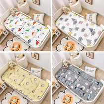 ins export Korean baby mattress kindergarten children nap thickening baby velvet cushion is a small mattress 1 2 washable