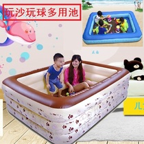 Thickened children inflatable swimming pool baby home Bath play pool children indoor fence toy paddling pool
