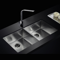 Köhlers Fine Kitchen 304 Stainless Steel Handmade Sink Double Groove Thickening the stage washing dishes washing dishes 70961