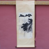 Zhang Daqian calligraphy and painting works high imitation total height 150cm total width 58 5cm painting core height 83cm