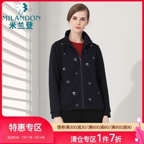 Miranda middle-aged womens spring and autumn 2021 new mothers long-sleeved jacket jacket temperament WK3T2004