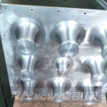 Blower curve nozzle flow nozzle plate combination device