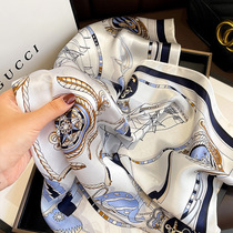 Luxe New Fashion Silk Chinese Square Scarf Temperament Silk Scarf Scarf Shawl Women