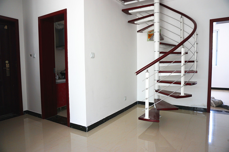 Лестница Вращающийся лестница вся лестница сталь дерево лестница чердачная лестница двойной лестницы, изготовленные на заказ крытые лестницы завод прямой Jager