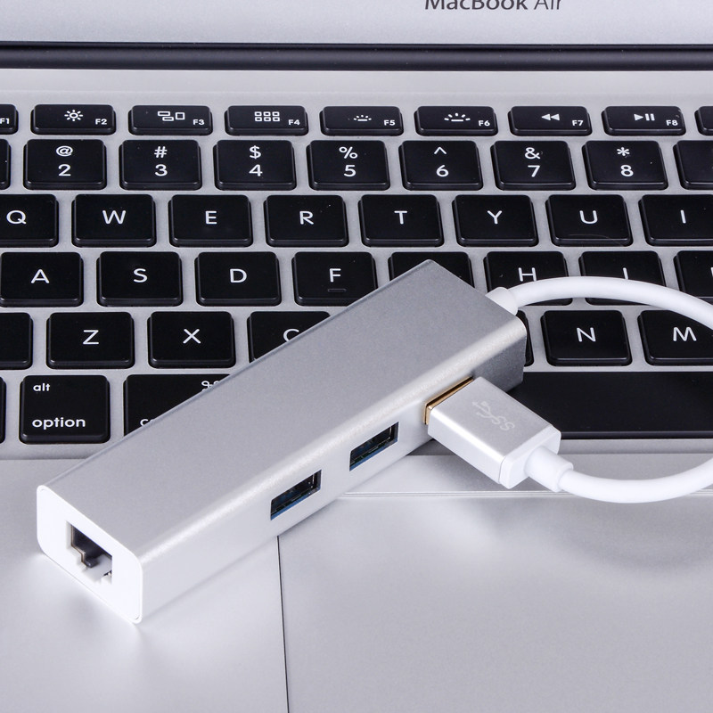 苹果mac笔记本电脑macbook网线转换器type-c转接口pro有线usb网卡_7折