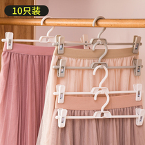 hanger pants rack pants clip home seamless pants organizer skirt pants hanging multifunction pants rack with clip jk skirt clip