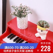 Mechanical small piano 25 key childrens piano toy baby baby instrument 0-3-6 years old Enlightenment wooden