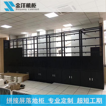 Jinyang brand front maintenance hydraulic pylon 46 inch 49 inch 55 inch screen hanging wall assembly telescopic splicing screen bracket