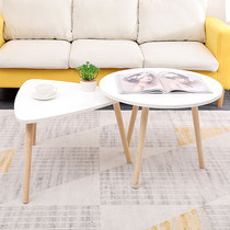 ins Nordic tea table tennis red small round table mini living room sofa edge a few table bedrooms simple corner a few floating window tables