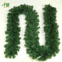 Chino Christmas decorations 270cm green rattan 2 7m encrypted Christmas rattan Christmas tree rattan big tree with