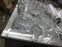 Factory customized acrylic high transparent tile ceiling art decoration engineering organic glass bending arc