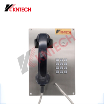 Embedded automatic dialing straight-through telephone Stainless steel instruction scheduling waterproof telephone Kunlun KNZD-07A