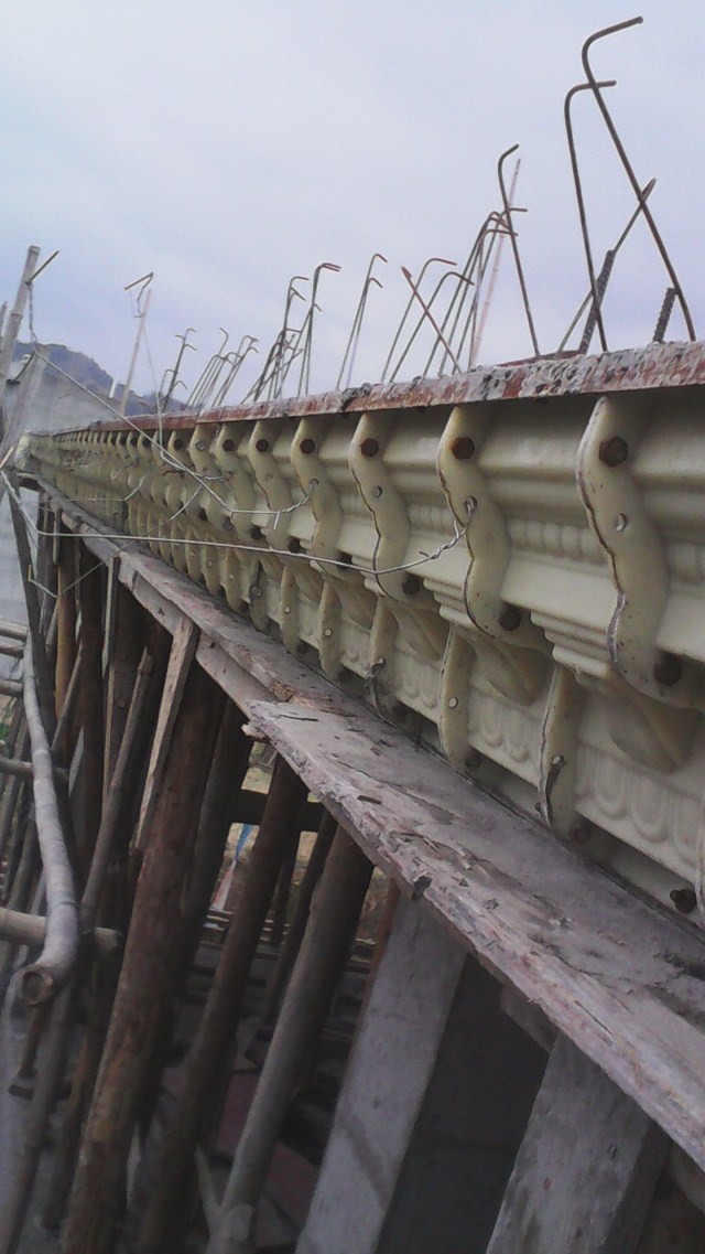 大虎爪线条模具水泥建房建筑模板檐口线模具腰线阴阳角罗马柱模具