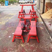 Value-added popular eight immortals wooden stool South lion waking lion props Special lion dance training lion performance bench picking supplies