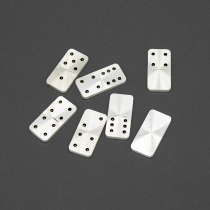 British Luckies Mini Domino Game Double Six 28 pieces IronGlory Domino