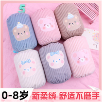 Childrens sleeves baby girls infants cute autumn and winter small sleeves anti-Dirty Boys 01-3 years old waterproof sleeves