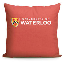 Canadas University of Waterloo University of Waterloo Souvenir sofa cushions for a pillow