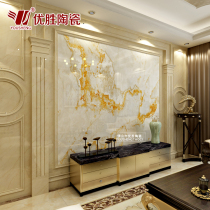 Marble grain microcrystalline stone 3D background wall tile high-grade living room TV film wall stone Feilong in the sky