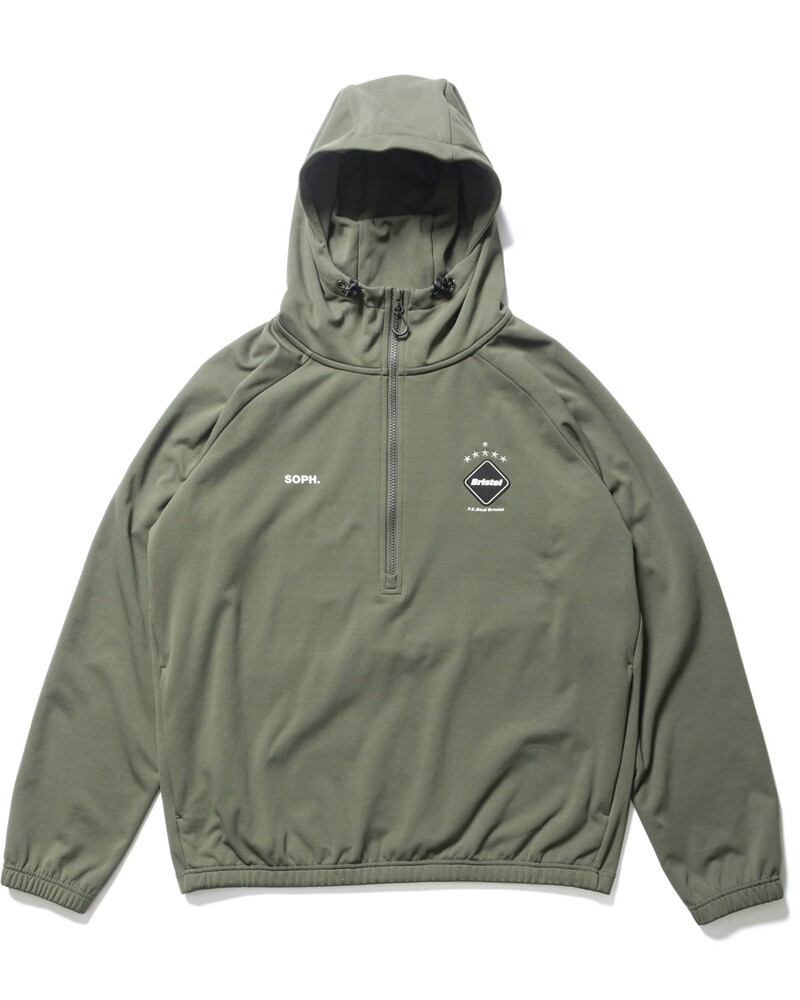 四季出品日仓FCRB PDK HALF ZIP HOODED TOP连帽套头夹克男款24SS