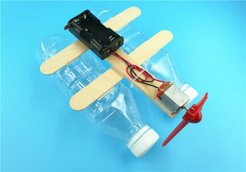 风力小船快艇小学生科学小发明益智组装玩具diy科技小