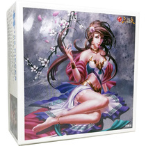 Taiwan original genuine Taiwanese version of the three countries kill 108 pieces of puzzle Zhen Ji a total of 6 Japanese blue puzzle special paper