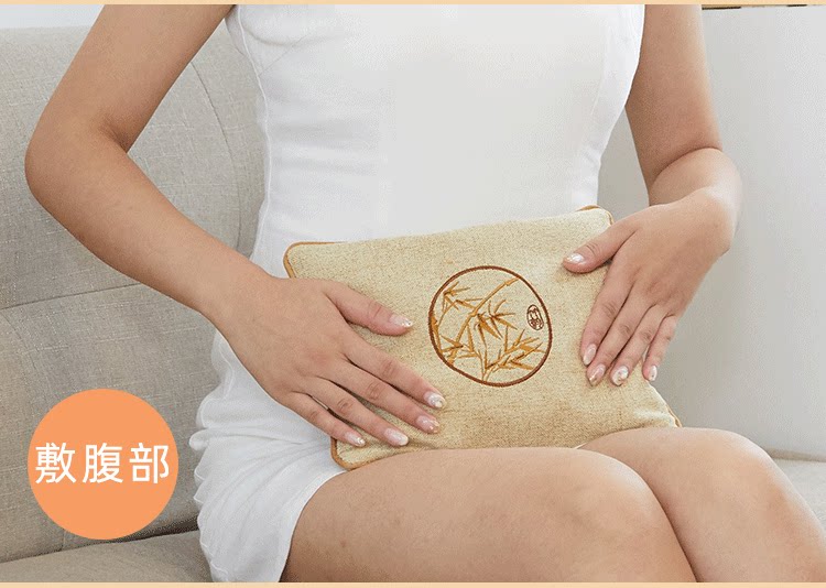 芝竹堂盐袋子粗盐热敷包家用腰部热敷袋理疗袋海盐艾草灸微波盐包