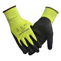 Henghui NJE872 nitrile foam coating grade 3 anti-cutting gloves oil-proof hardware assembly breathable hand thin section